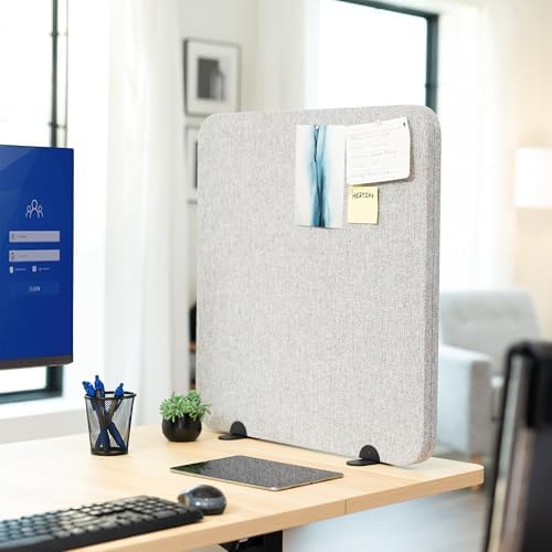 VIVO Gray Freestanding 24 x 24 in Privacy Panel, PP-1-V024G-S - Image 2