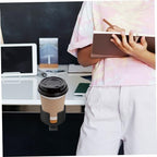 Adjustable Metal Headphone Hanger with Desk Clamp and Cup Holder - Image 4