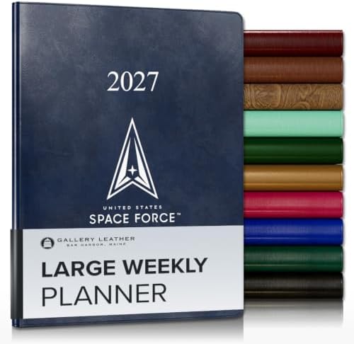Gallery Leather Large Weekly Planner 2026-2027 by GalleryLeather