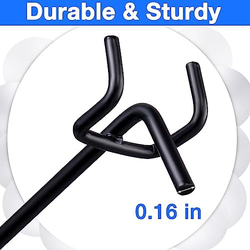 Shimeyao 100 Pcs Peg Board Hooks Stainless Steel Pegs,12 Inch,Black - Image 3