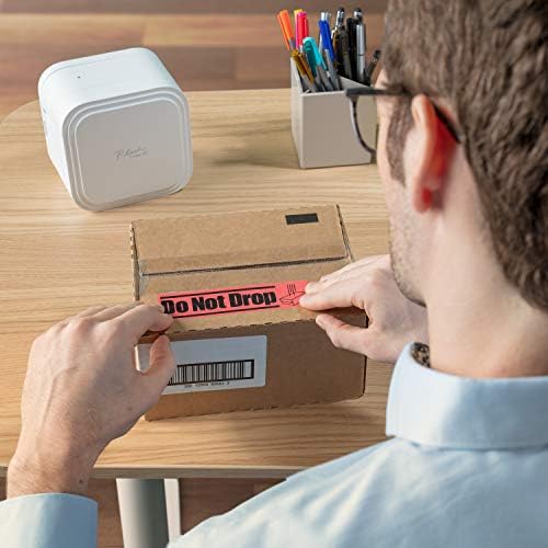 Brother P-Touch TZe-461CS Black Print on Red Label Tape 1.4” (36mm) Wide x 26.2’ (8m) Long - Image 3
