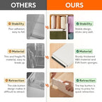 Lifewit 4" High Upgrade Drawer Divider, Adjustable Drawer Organizer Clothes - Image 4