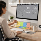 NIUBEE Monitor Memo Board Holder, Sticky Note Holder Acrylic for Desk - Image 3