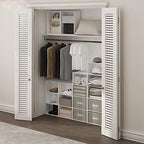 Furinno LUDER 2-Tier Book Shelf, Open Shelves Bookshelf, White - Image 2