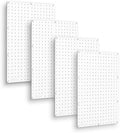 WallPeg Pegboard Kit - 4 Each 24"x16" White Pegbaord Panels - Made in The USA by Wallpeg%E2%80%93PegboardAccessories