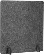 PATIKIL Desk Dividers 24" x 24", 1 Pack Desk Privacy Panel Freestanding Noise Reducing Partition Acoustic Panel with 4Pcs Support Feet for Testing Office Home Library, Dark Gray Style C by PATIKIL