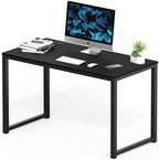 SHW 48-Inch Commercial-Grade Office Computer Desk, Black by SHW