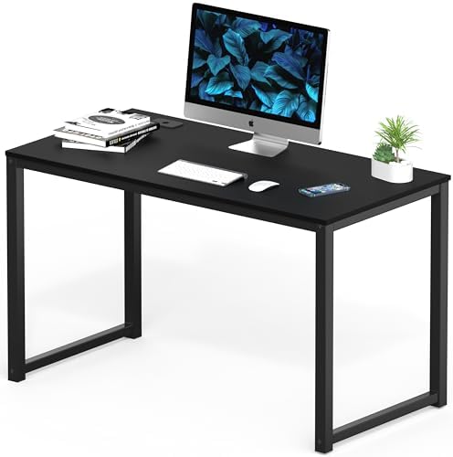 SHW 48-Inch Commercial-Grade Office Computer Desk, Black by SHW