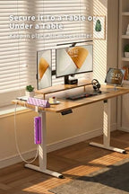 Desk Clamp Power Strip with Nightlight, 40W Fast Charging, 6FT Extension Cord, 4x20W USB-C & 2 USB Ports, 5 AC Outlets, Fits 1.69-Inch Table Edges - Image 3