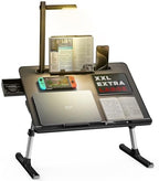 Laptop Bed Tray Desk with LED Desk Light, SAIJI Laptop Stand for Bed by SAIJI