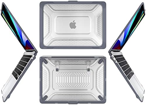 Batianda HexArmor Case for MacBook Air 13 Inch 2018-2020, Gray - Image 3