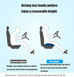 Adult Booster Seat Cushion, Car Seat Cushions for Short People/Thick Office Chair Booster Seat Increase Field ​of View, for Trucks, Car, Office Chair, Home, Wheelchair,Angle Lift Seat Cushion (Grey) - Image 5