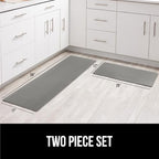 GORILLA GRIP Cushioned Kitchen Mats for Floor, 2 PK, 17x29+17x59, Gray - Image 6