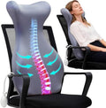 27.7'' Adjustable Airbag Full Back Lumbar Support Pillow, Back Pain Relief by Unknown