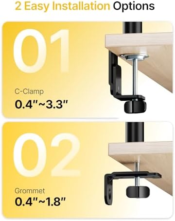 monTEK Triple Monitor Stand for 17-32" Screens, 22 lbs Each - Image 5