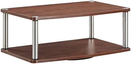Convenience Concepts Designs2Go 26 inch Double Tier Swivel Riser, Cherry - Image 5
