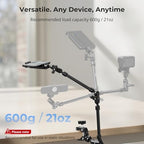 SMALLRIG 22" Magic Arm Clamp, Overhead Phone Mount Holder Stand, Camera Arm - Image 2
