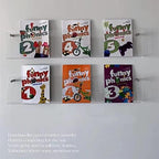 ROYALITA 2-Pack Acrylic Magazine Holder Brochure Holder, Clear 17 Inch - Image 6