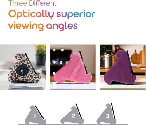 Flippy Original Tablet Pillow Stand & iPad Holder, Gift for Book Lovers & Readers, Multi-Angle Stand with Storage for Lap, Desk & Bed, Compatible with Kindle, Fire, iPad & Samsung, BlueHue 4.0 - Image 5