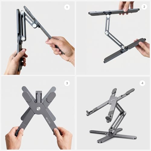 Model-X 2.0 Laptop Stand, Laptop Stand for Desk Adjustable Height - Image 2