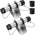 GearTrust Waterproof Trailer Registration Holder, Paperwork Tube 2 Pack by GearTrust