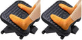 ErGear Under Desk Footrest, Adjustable Foot Rest with 3 Height Settings and 30-Degree Angle, Ergonomic Desk Foot Rest with Massage Texture, Foot and Leg Rest for Home & Office (Pack of 2) by ErGear