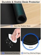 Wireless Charging Mouse Pad, 31.5"x15.8" Large Desk Mat, Smooth Glide - Image 6