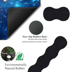 Keyboard Wrist Rest+Mouse Wrist Pad+Desk Pad Set,Memory Foam Ergonomic Easy Typing Pain Relief for Computer Laptop Office Home - Starry Sky Mandala - Image 5