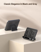 Dual Phone Foldable Wireless Charging Station for iPhone, Galaxy, Pixel - Image 6