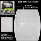 File Organizers - Letter Size, Stackable Trays for Desk - for Office Files, Mail, Documents - 48 Pack - Image 5