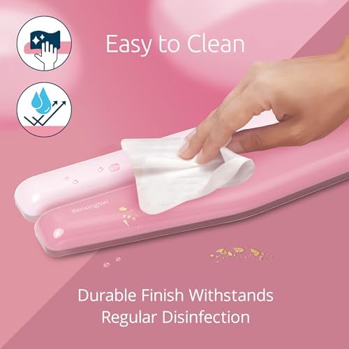 Kensington Duo Gel Mountain Wrist Rest for Keyboard, Wrist Pad for Full Size Keyboard, Ergonomic Wrist Pad for Computer, Non-Skid Computer Pad with Wrist Support, Pink K62677WW, 17.7" x 4.1"x 0.8” - Image 5