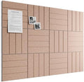 Bumusty 48" x 36" Large Cork Board Alternative, Boho by BUMUSTY