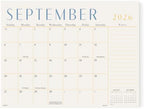 Jotsome Large Desk Calendar 2026-2027, Academic Desk Calendar by Jotsome
