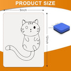 12 Pack 9"x12" Small White Board, Personal Whiteboard for Students, Dry Erase Boards Double-Sided Lapboard, White Boards Easy to Clean, Dry Erase Board for Kids Classroom - Image 3