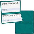 StoreSMART - Metallic Green Folding Business Card Holders - 250 Pack - Polypropylene Plastic (RPP2915MG-250) by StoreSMART