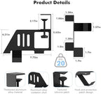 Under Desk Mount for PS5,PS5 Slim,PS5 Pro,Disc & Digital Edition Console - Image 3