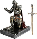 Knight Pen Holder Desk Organizer Office Decor Letter Opener for Desk Iron by HDMbigmiHomeDecorations