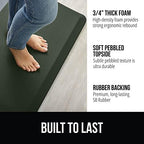 GORILLA GRIP Cushioned Antifatigue Kitchen Mat for Floor, 24x17, Green - Image 2