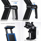 CreaDream Tablet Stand Holder, Aluminum Extendable iPad Arm Mount for Desk - Image 4