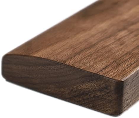 Ergonomic Wooden Wrist Rest Solid Wood Walnut for AKKO Alice Pro - Image 4