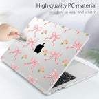 Tuiklol for 2026 2025 2024 2023 MacBook Air 15 inch Case Model M5 A3448 M4 A3241 M3 A3114 M2 A2941 Hard Shell Case for MacBook 15.3'' Cover, Pink Bow Floral - Image 6