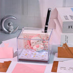 3D Calendar 2027, Desk Time Piece Calendar 2027,Tear-Away 3D Paper Art Notepad w LED Lights,Creative 3D Memo Artsy Pad Calendars, DIY Paper Carving Gift (Jumping Cat) - Image 3