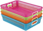 Really Good Stuff Multi-Purpose Small Desktop Paper Storage Baskets by ReallyGoodStuff