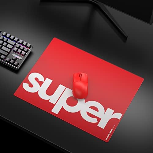 Pulsar Gaming Gears Superglide Pad v1 Glass Mouse Pad, L, Red - Image 7