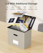 Oterri File Box Small 2-Pack Mesh Pockets Hanging Organizer for Letter-Size - Image 2