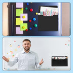 Feifeiya 2 Pcs Magnetic Pocket File Folder for Fridge, Mixed, Black - Image 5