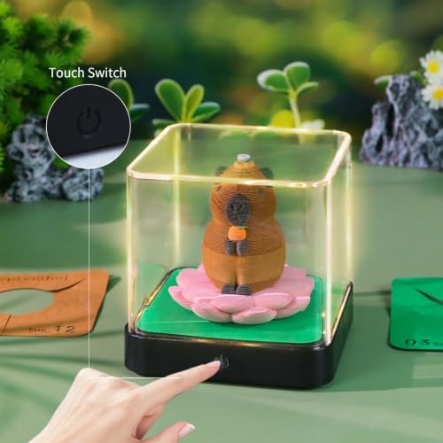 2027 3D Paper Carving Desk Calendar With LED Light - Image 3