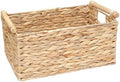KINGWILLOW Large Storage Baskets, Rustic Decor Small Desk Basket by KINGWILLOW