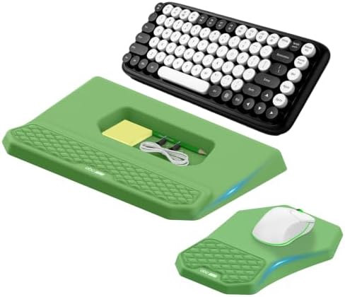 Ergonomic Wrist Rest with Keyboard Stand and Mouse Pad for Easy Typing by abcmat