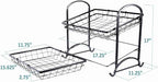 Stackable Candy Display Rack|Stackable Candy Organizer|Multi-Function Snack Rack&Shelf for Chips |Perfect Display Solution for Stores (Black, Medium) - Image 3